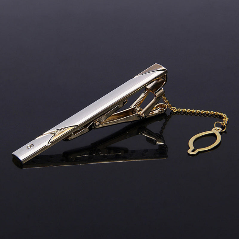 Crystal Clip Tie Bar