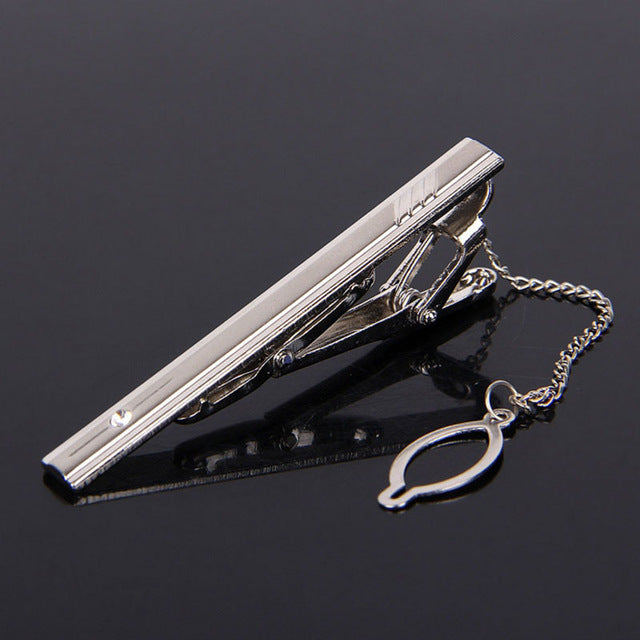 Crystal Clip Tie Bar